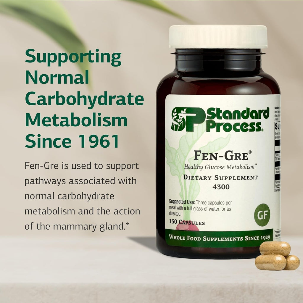 Standard Process Fen-Gre, Respiratory & Metabolism Support, 150 Capsules