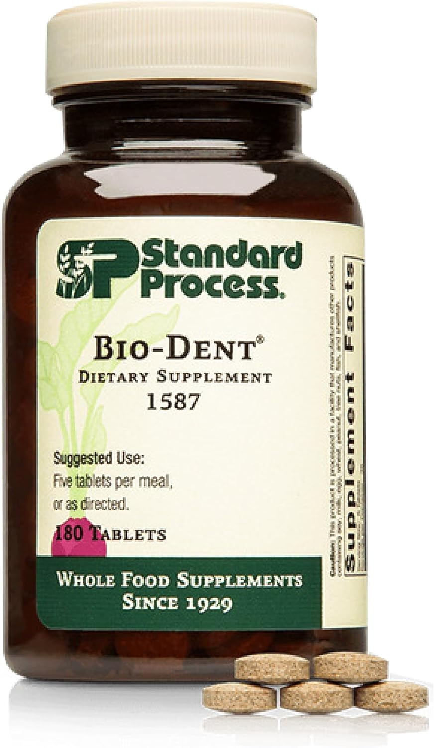 Standard Process Bio-Dent Skeletal Health Supplement, 180 Tablets