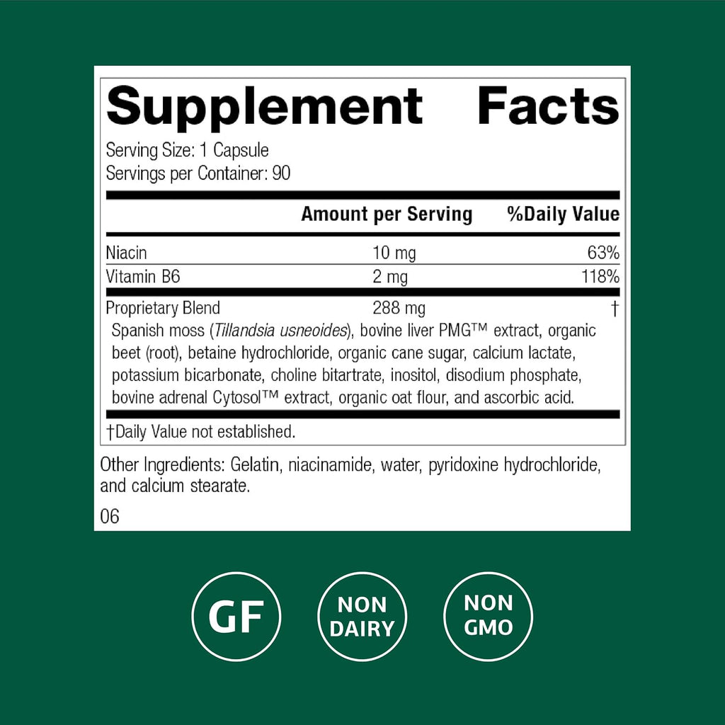 Standard Process Betacol, Fat Processing Liver Supplement, 90 Capsules