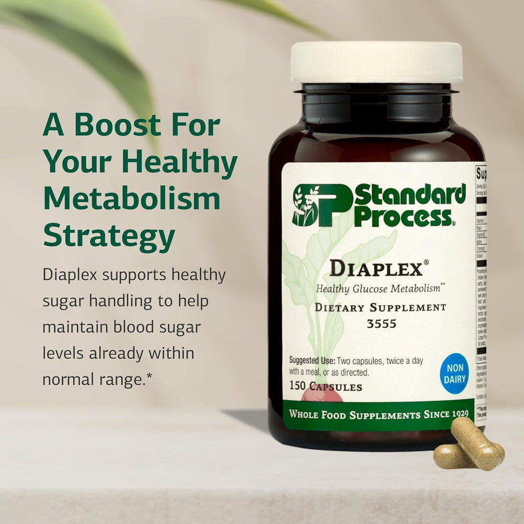 Standard Process Diaplex, Pancreas & Gallbladder Support, 150 Capsules