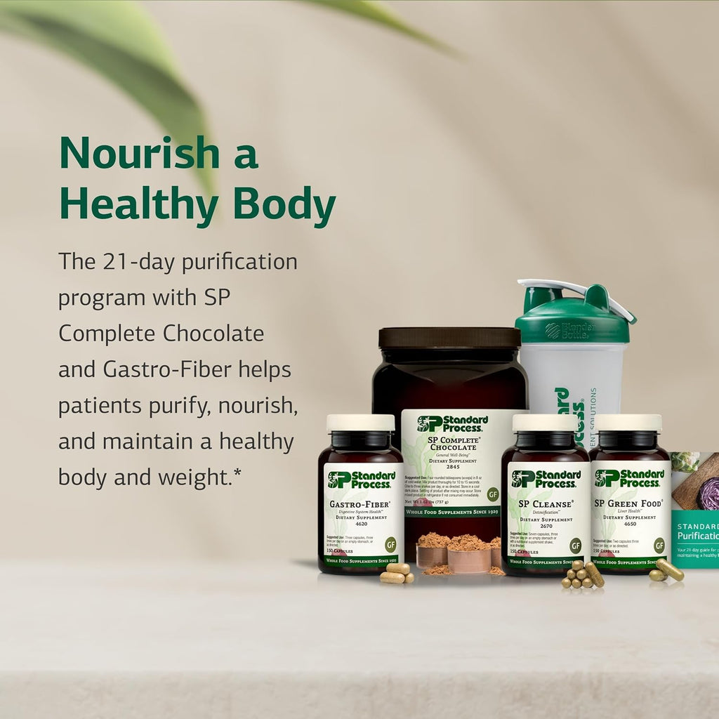Standard Process Purification Kit with SP Complete Fiber, 21-Day, Chocolate