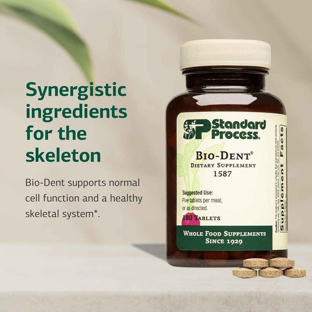 Standard Process Bio-Dent Skeletal Health Supplement, 180 Tablets