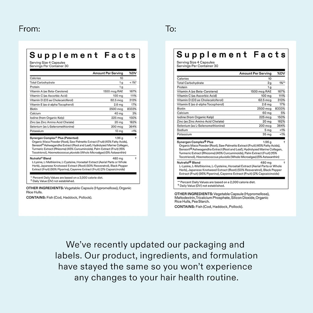 Nutrafol Women's Balance Hair Growth Supplements, Age 45+, 2-Month Bundle