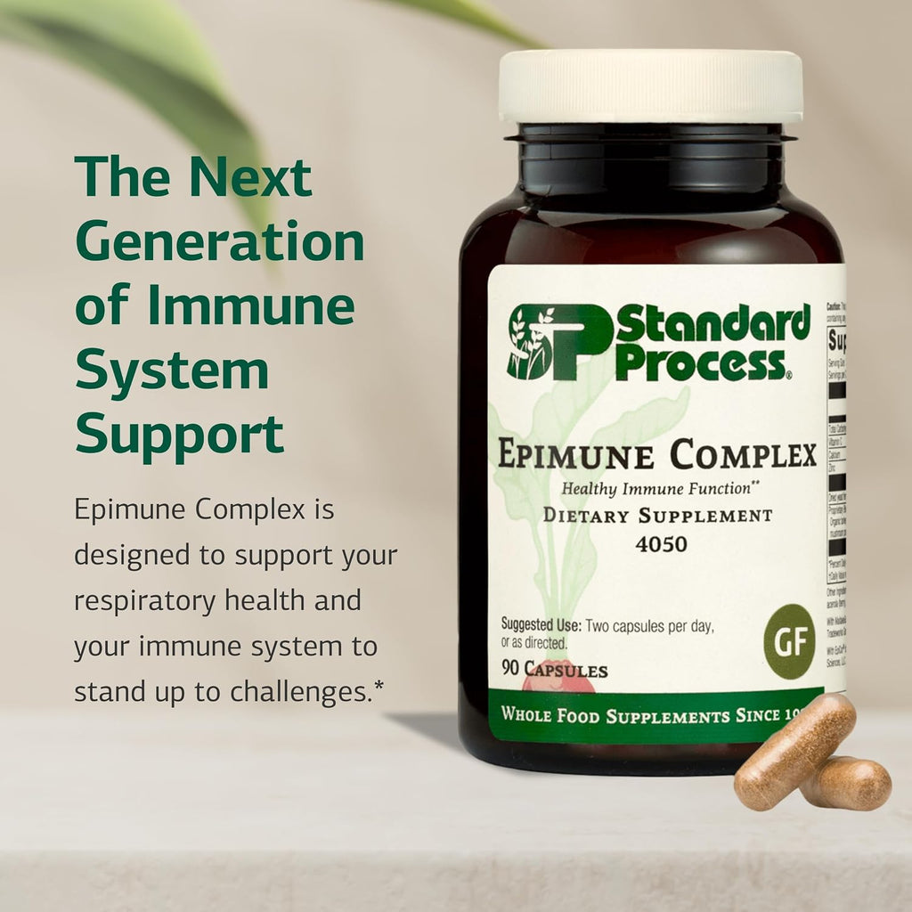 Standard Process Epimune Complex, Respiratory & Immune Health, 90 Capsules