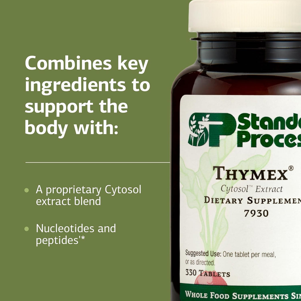 Standard Process Thymex Cytosol Extract, Immune Health, 330 Tablets