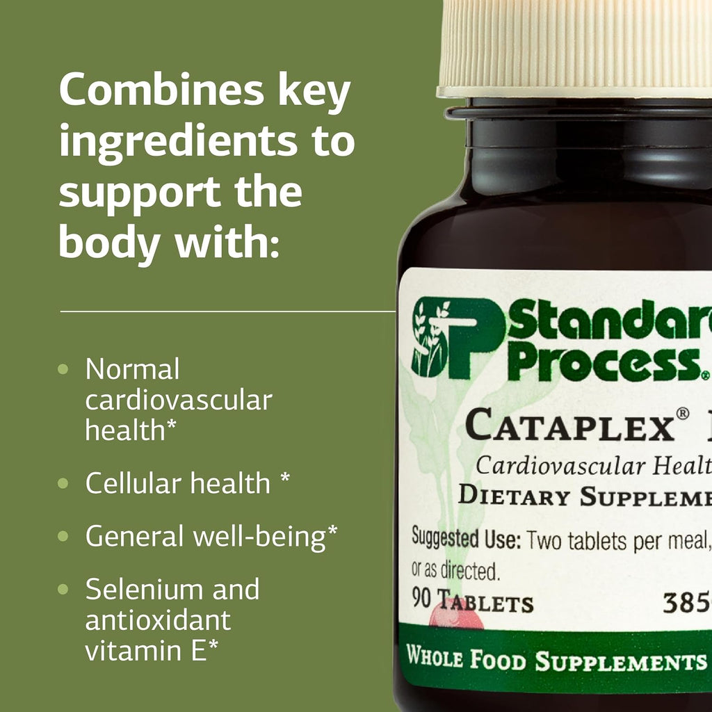 Standard Process Cataplex E2, Heart & Cellular Health Support, 90 Tablets