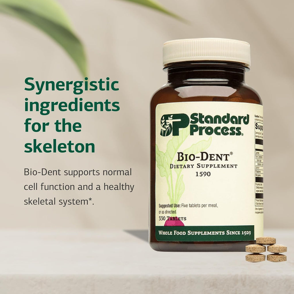 Standard Process Bio-Dent Skeletal Health Supplement, 330 Tablets