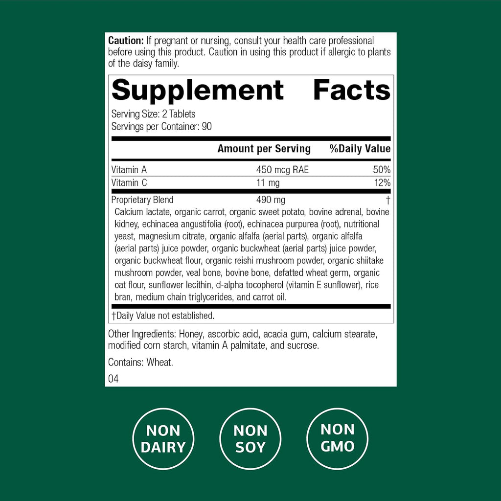 Standard Process Cataplex A-C, Immune & Cell Support, 180 Tablets