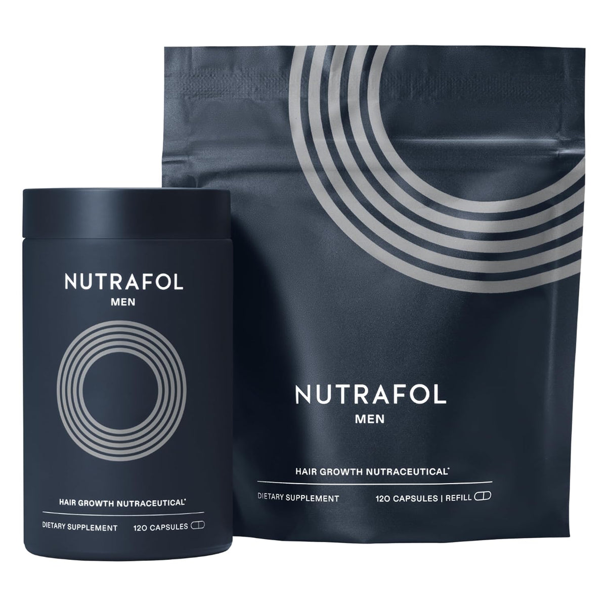 Nutrafol Men Hair Growth Supplements, Ages 18-49, 2-Month Bundle