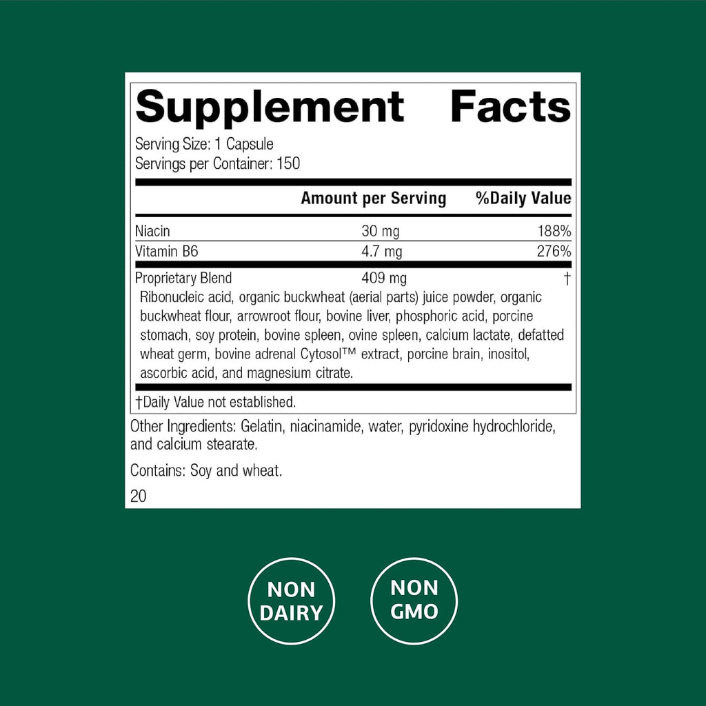 Standard Process Circuplex, Vascular &amp; Nervous System Support, 150 Capsules