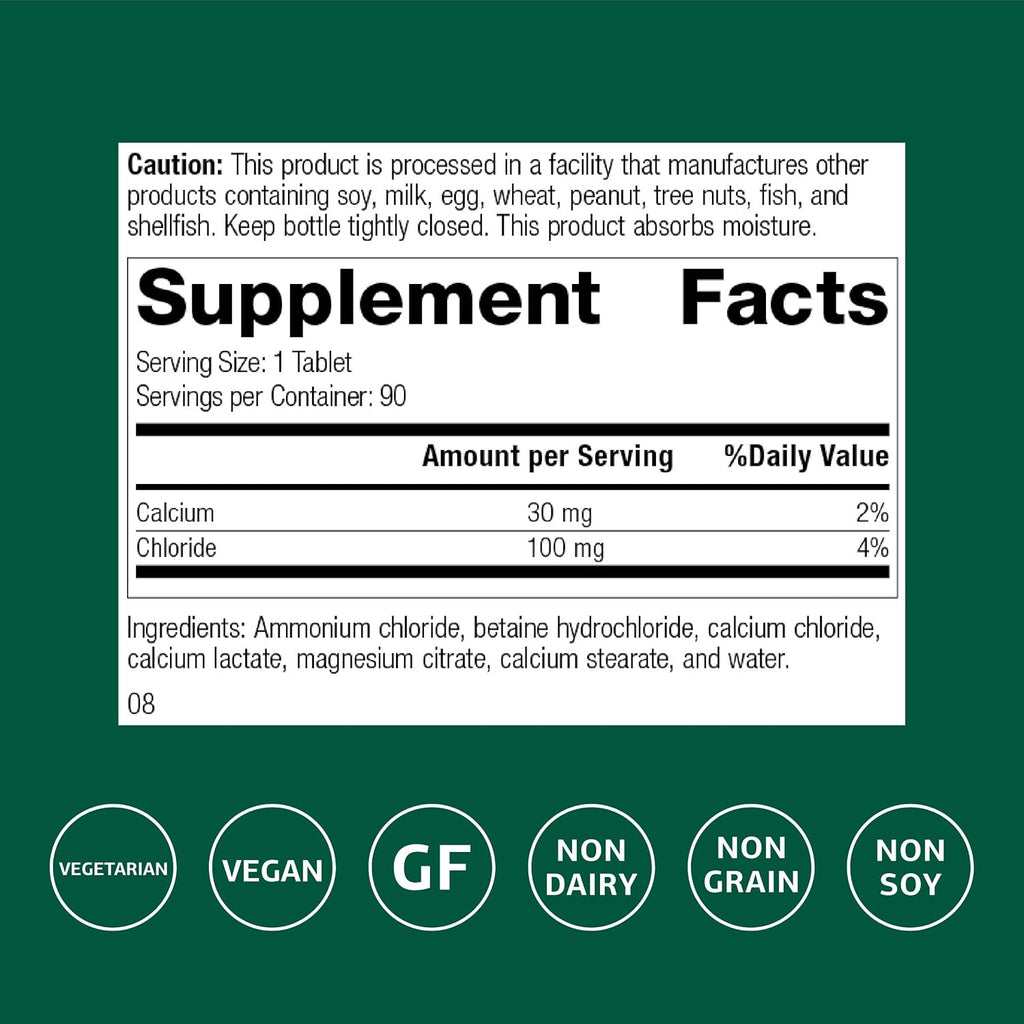 Standard Process Cal-Amo, Cellular pH Supplement, 90 Tablets