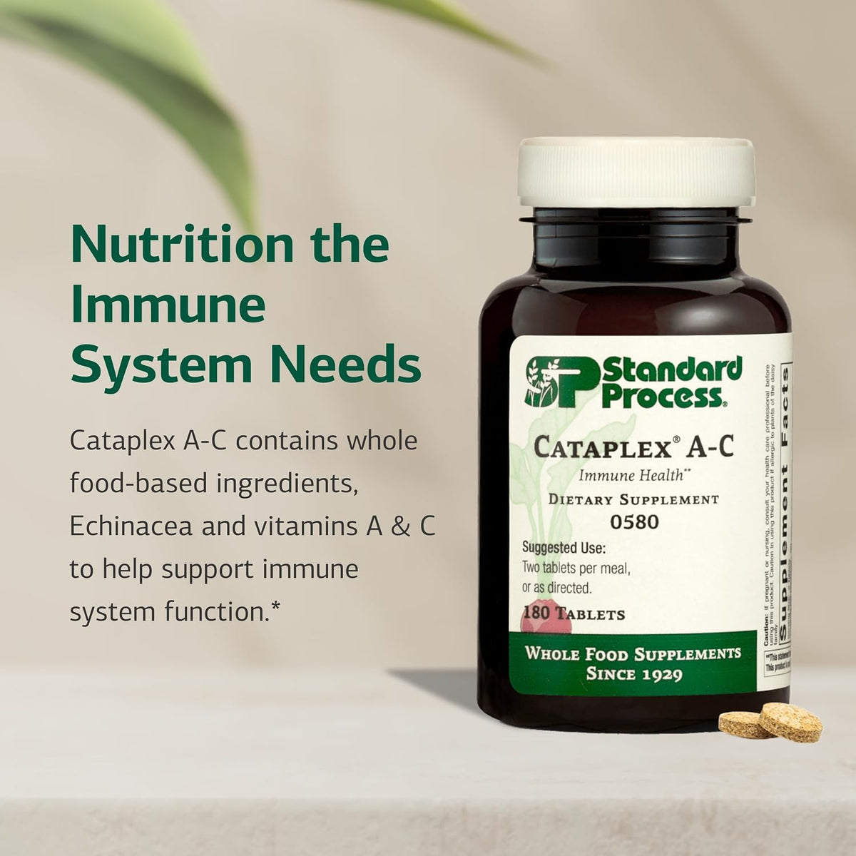 Standard Process Cataplex A-C, Immune & Cell Support, 180 Tablets