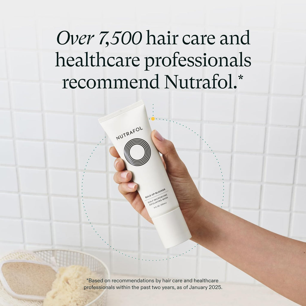 Nutrafol Exfoliating Scalp Mask for Thinning Hair, Color Safe, 4 Fl Oz