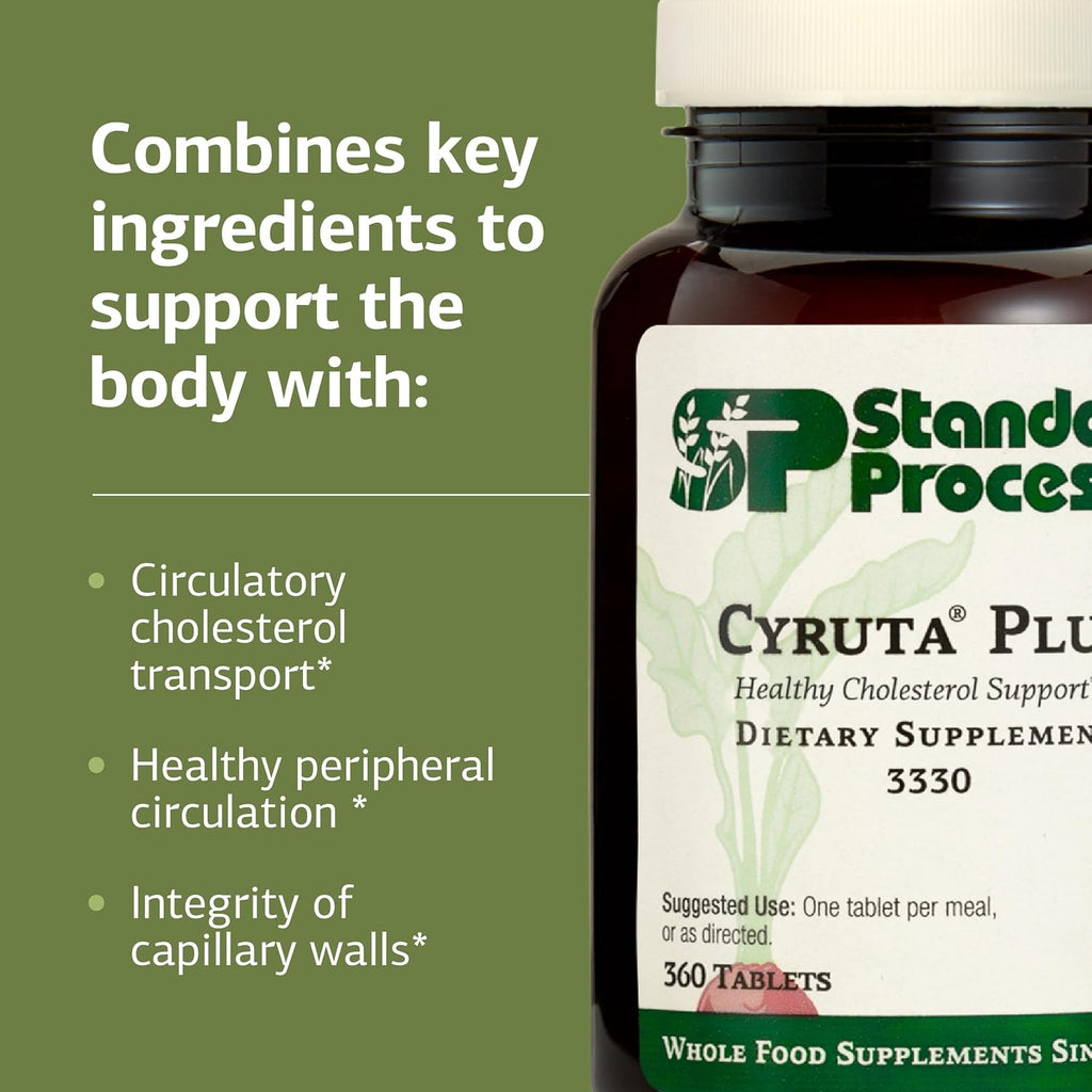 Standard Process Cyruta Plus, Circulation Support Supplement, 360 Tablets