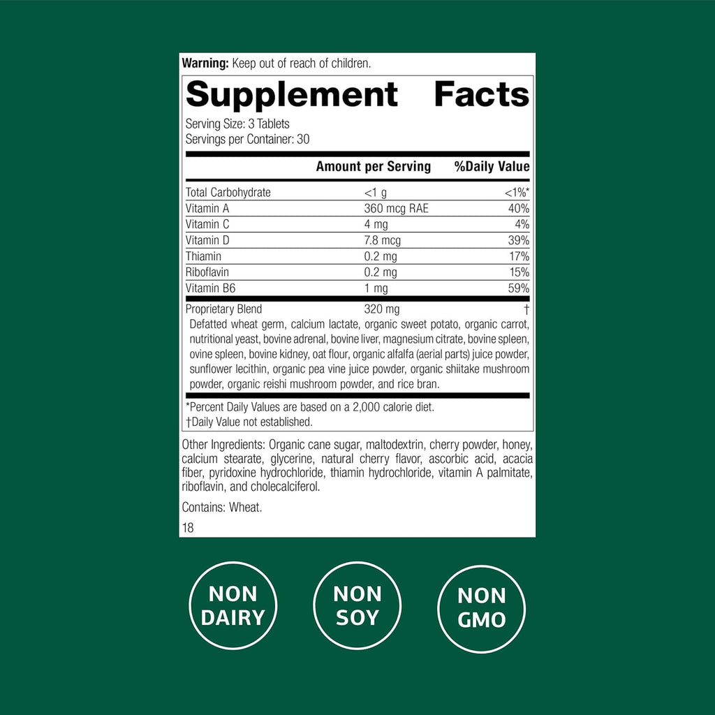 Standard Process Catalyn Chewable, General Wellness Supplement, 90 Tablets