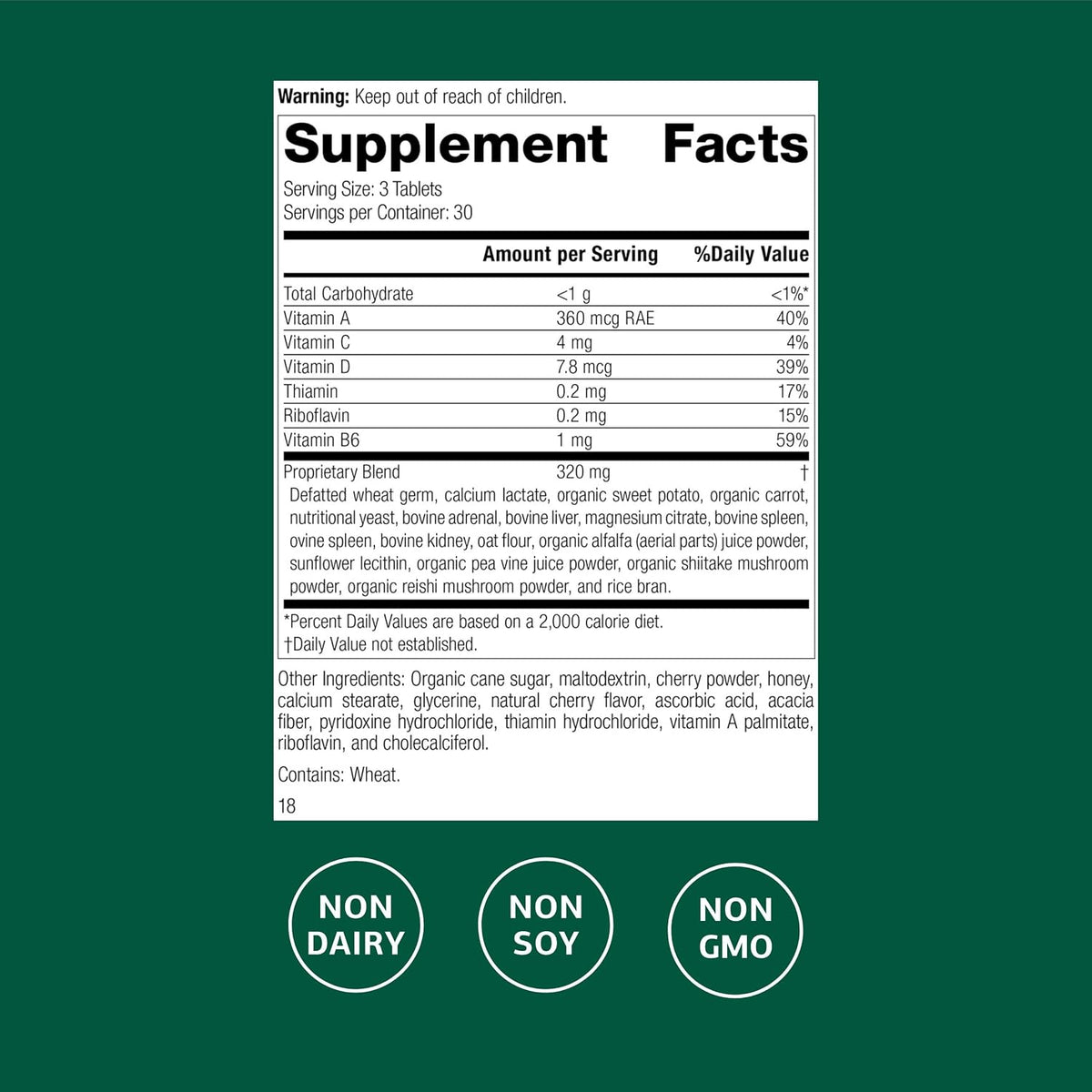 Standard Process Catalyn Chewable, General Wellness Supplement, 90 Tablets