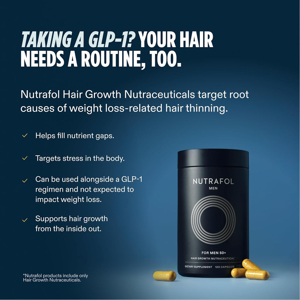 Nutrafol Men 50+ Hair Growth Supplements, Age 50+