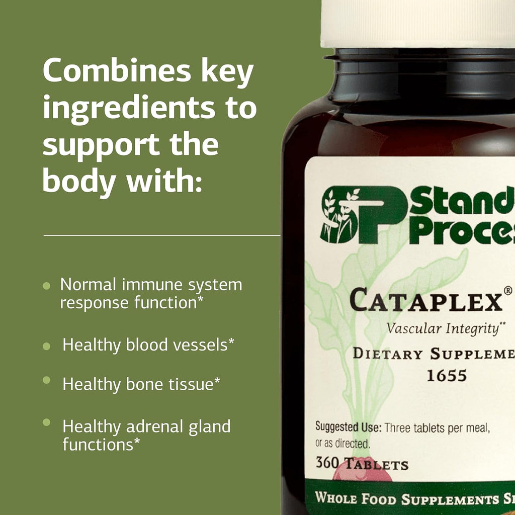 Standard Process Cataplex C, Immune & Bone Health Supplement, 360 Tablets