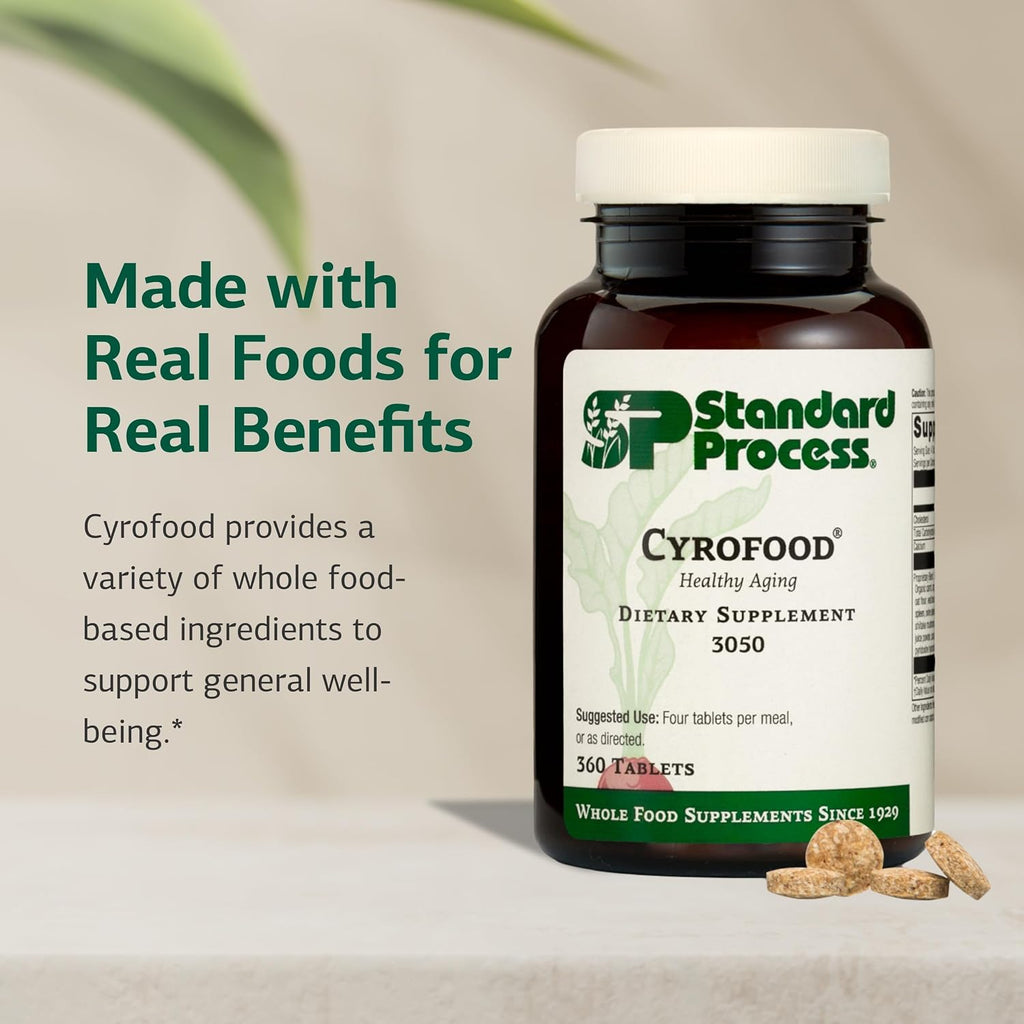 Standard Process Cyrofood, Healthy Aging Support Supplement, 360 Tablets