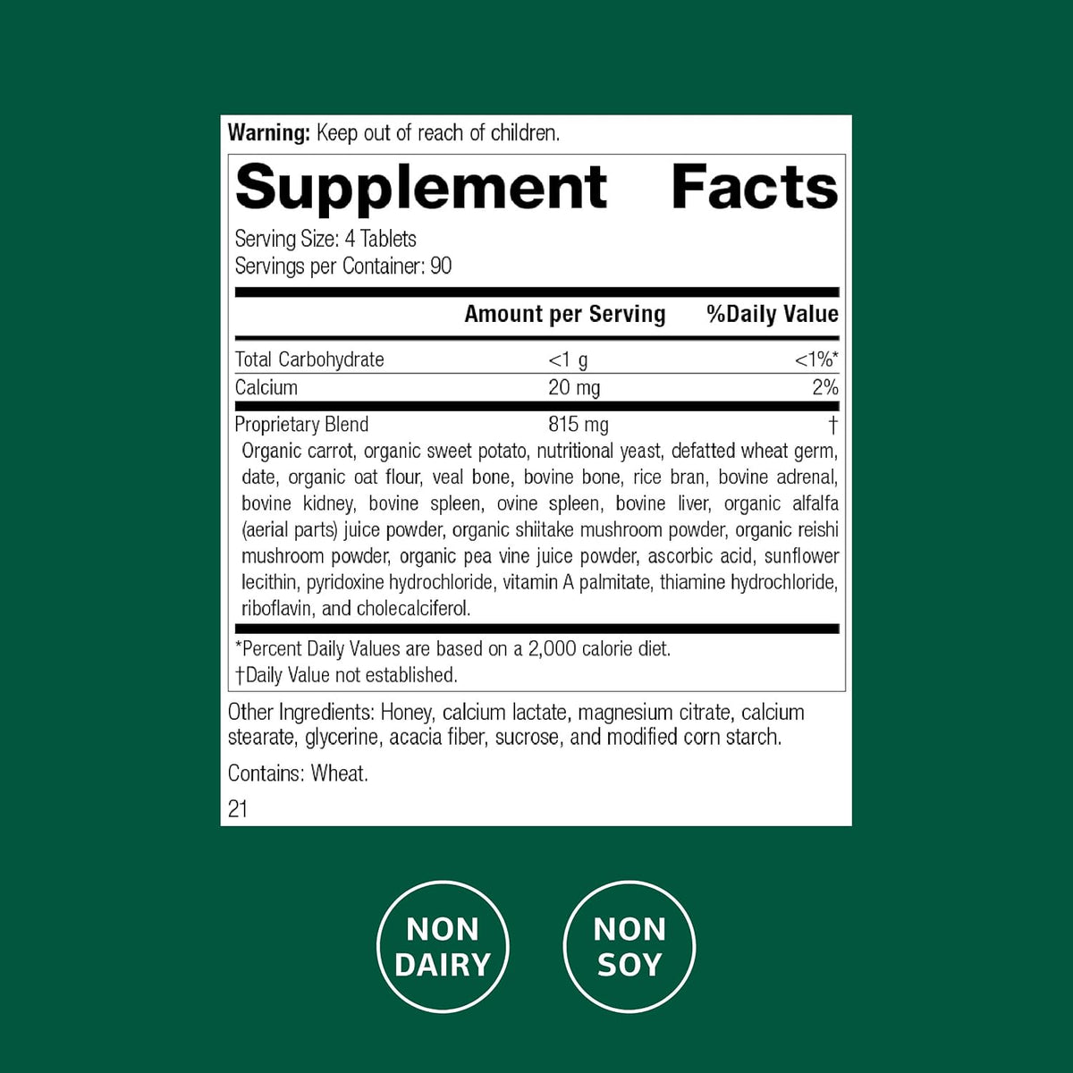 Standard Process Cyrofood, Healthy Aging Support Supplement, 360 Tablets