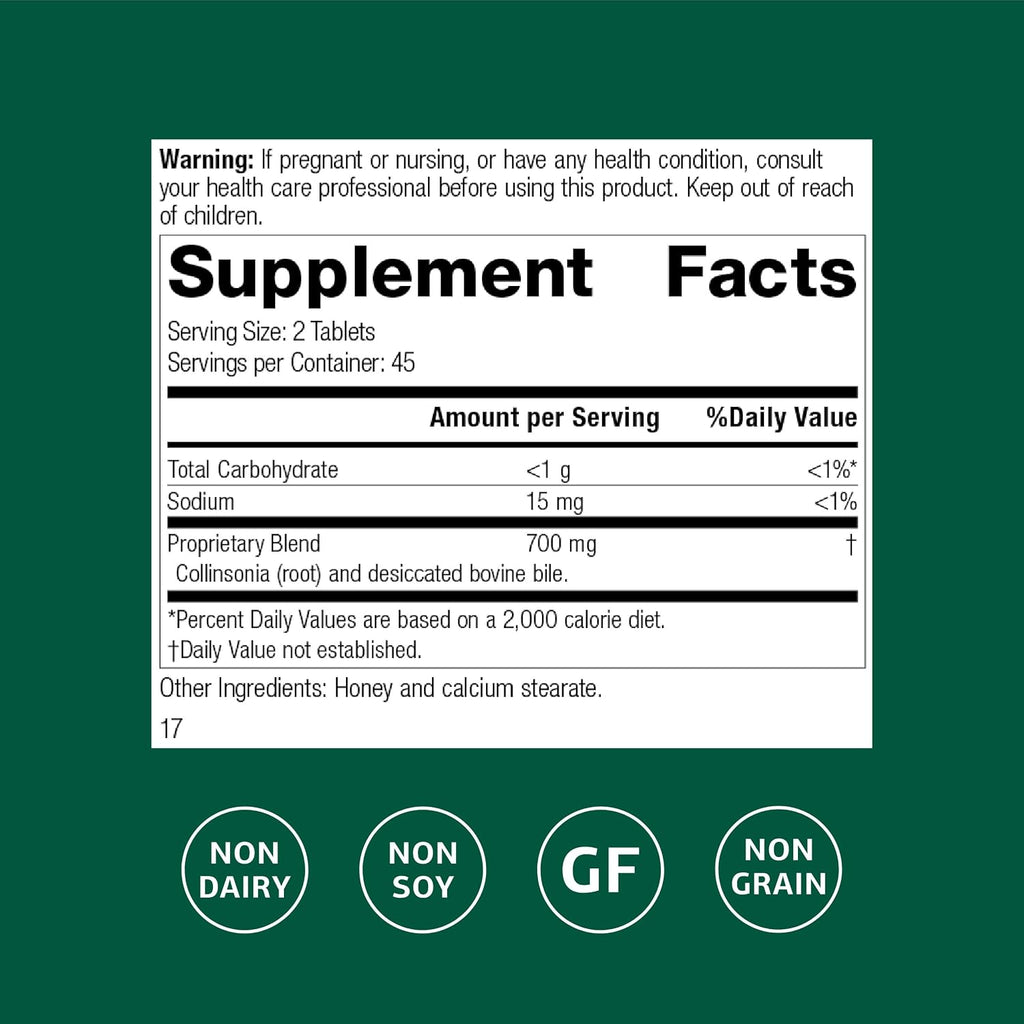 Standard Process Cholacol, Gallbladder & Fat Digestion Support, 90 Tablets