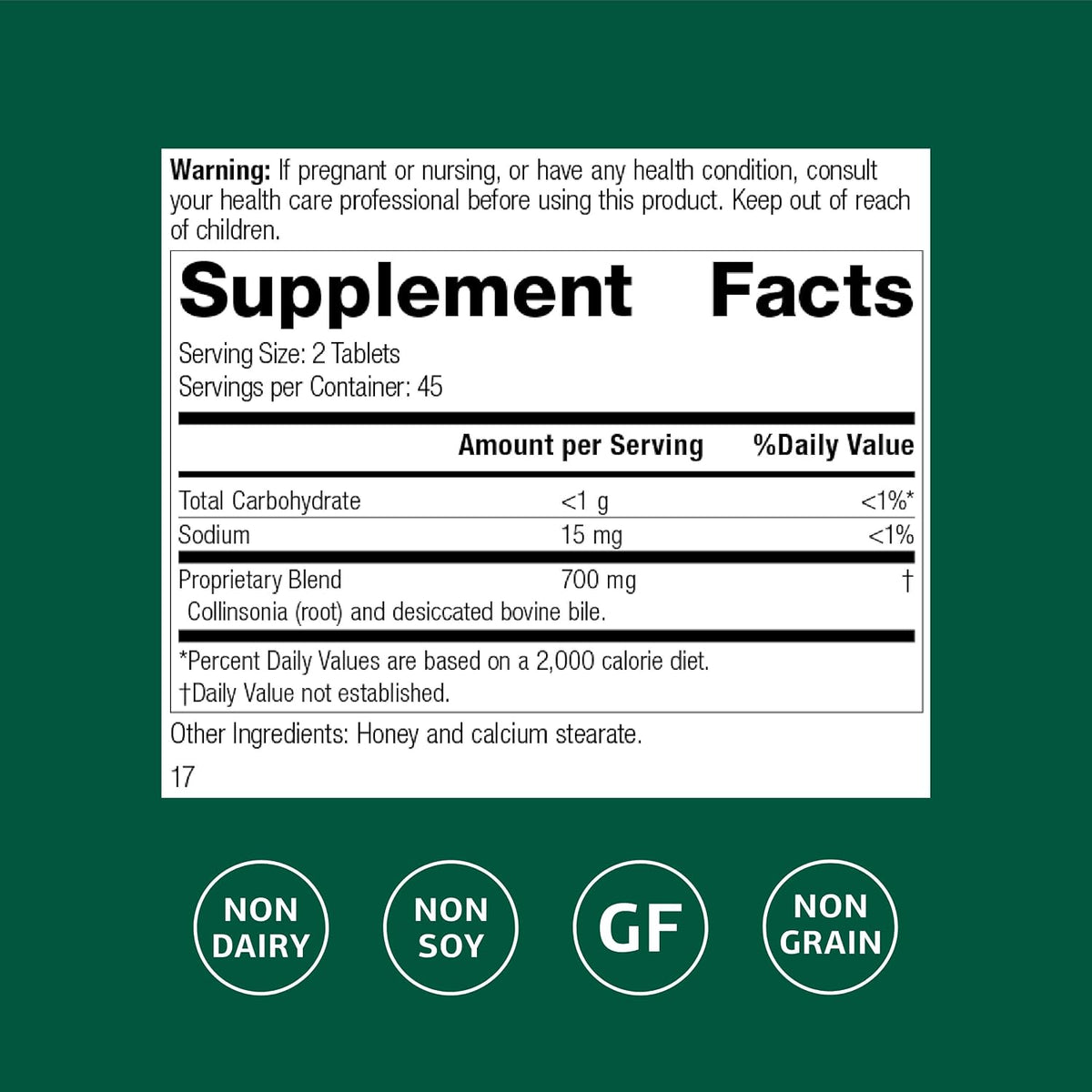Standard Process Cholacol, Gallbladder & Fat Digestion Support, 90 Tablets