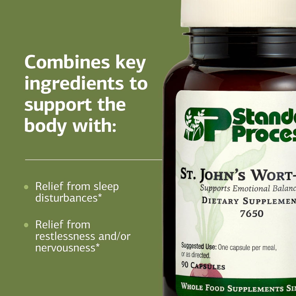 Standard Process St. John's Wort-IMT, for Sleep & Relaxation, 90 Capsules