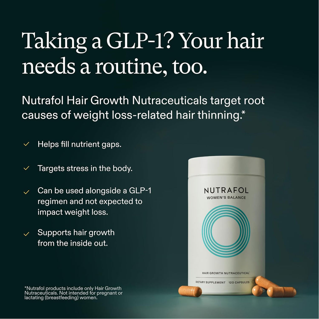 Nutrafol Women's Balance Hair Growth Supplements, Age 45+, 2-Month Bundle