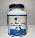 Ortho Molecular Products Alpha Base Without Iron — 120 Capsules