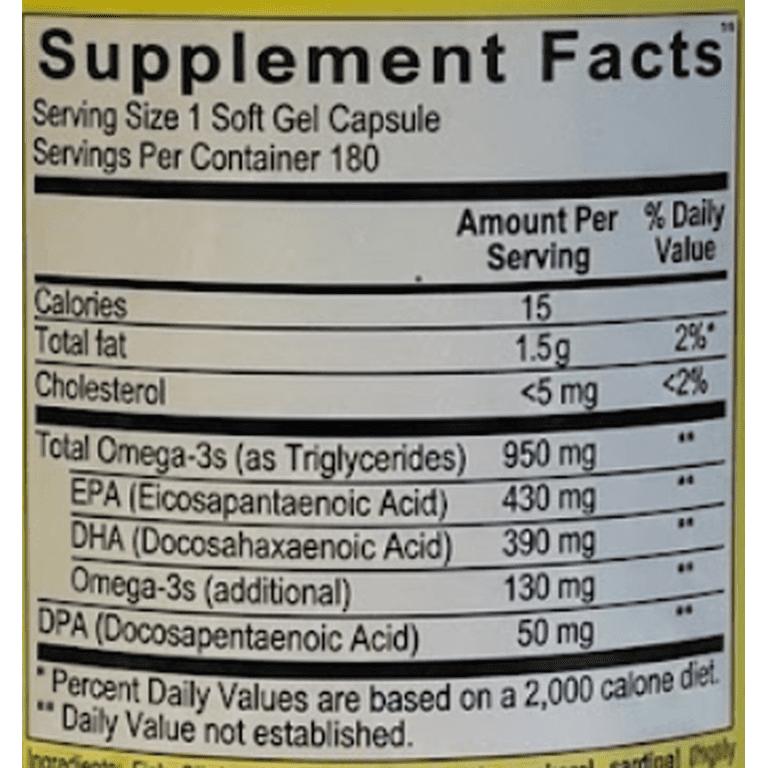 Ortho Molecular Products Orthomega820 180CT