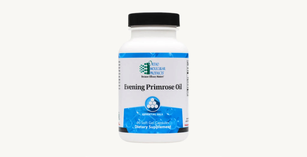 Ortho Molecular Products Evening Primrose Oil 90 Capsules | Gamma Linolenic Acid (GLA) Support | Women's Health Supplement