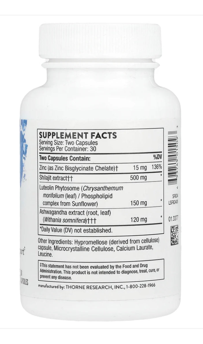 Thorne, Advanced Testosterone Support, 60 Capsules