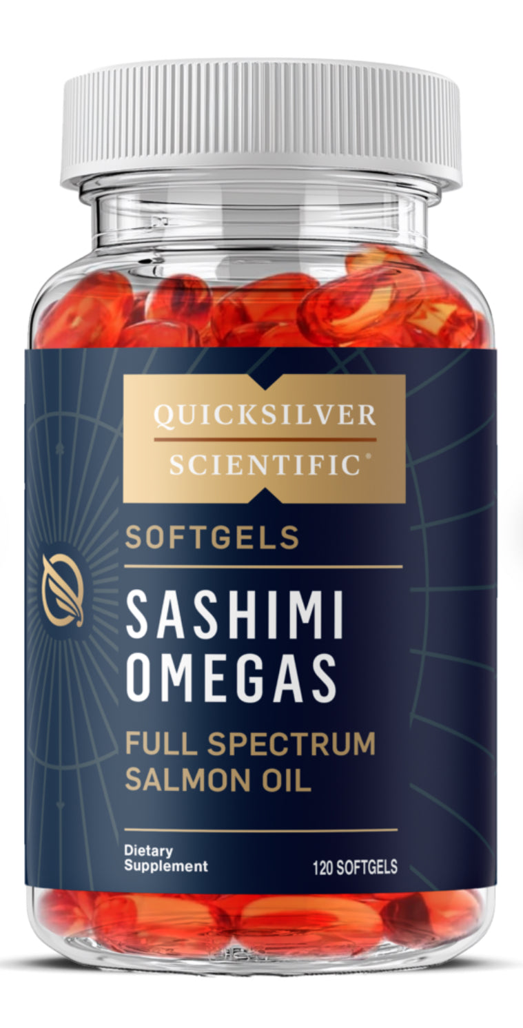 Sashimi Omegas Full Spectrum Salmon Oil
Quicksilver Scientific