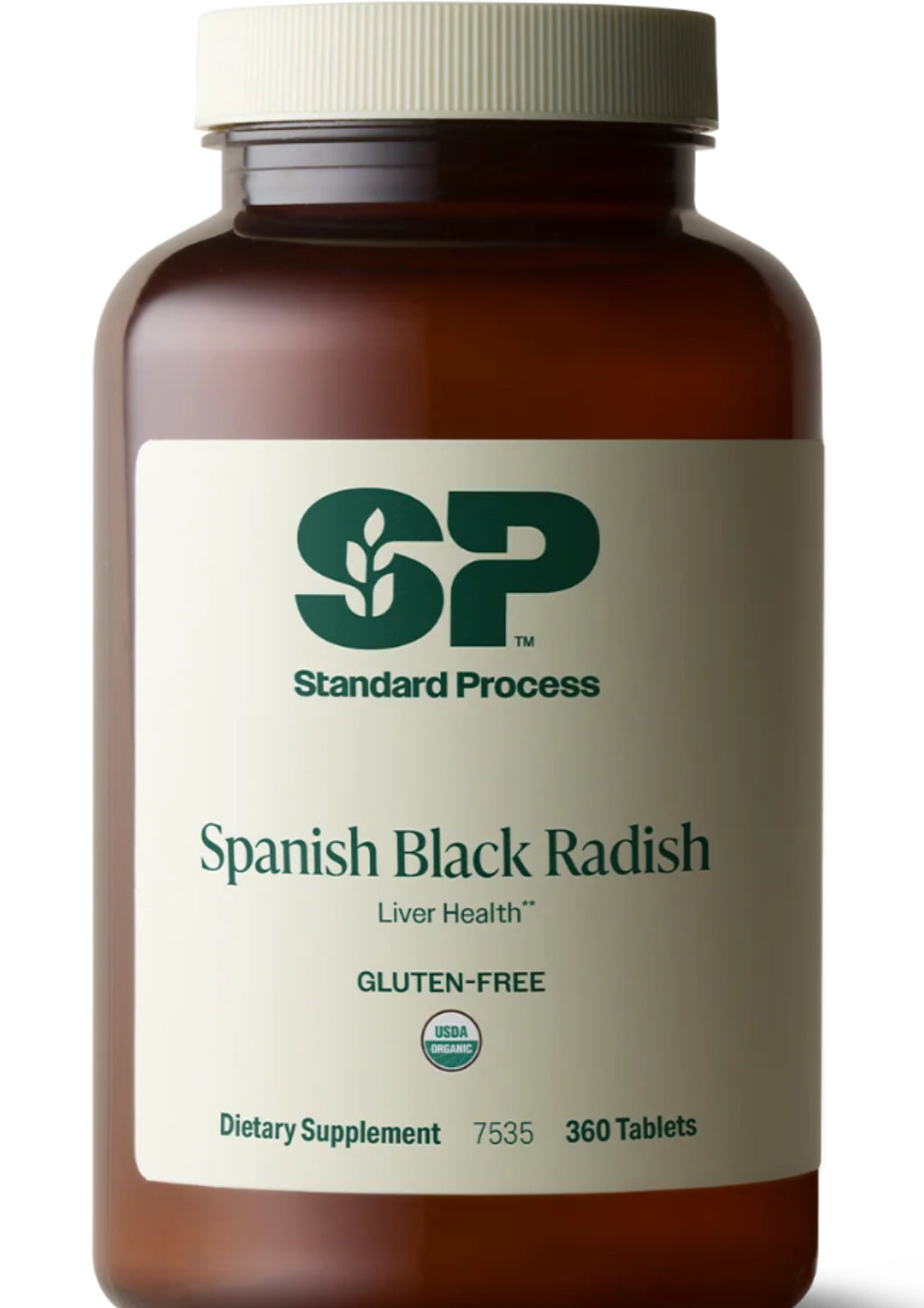 Standard Process Spanish Black Radish, Liver & Gallbladder, 360 Tablets