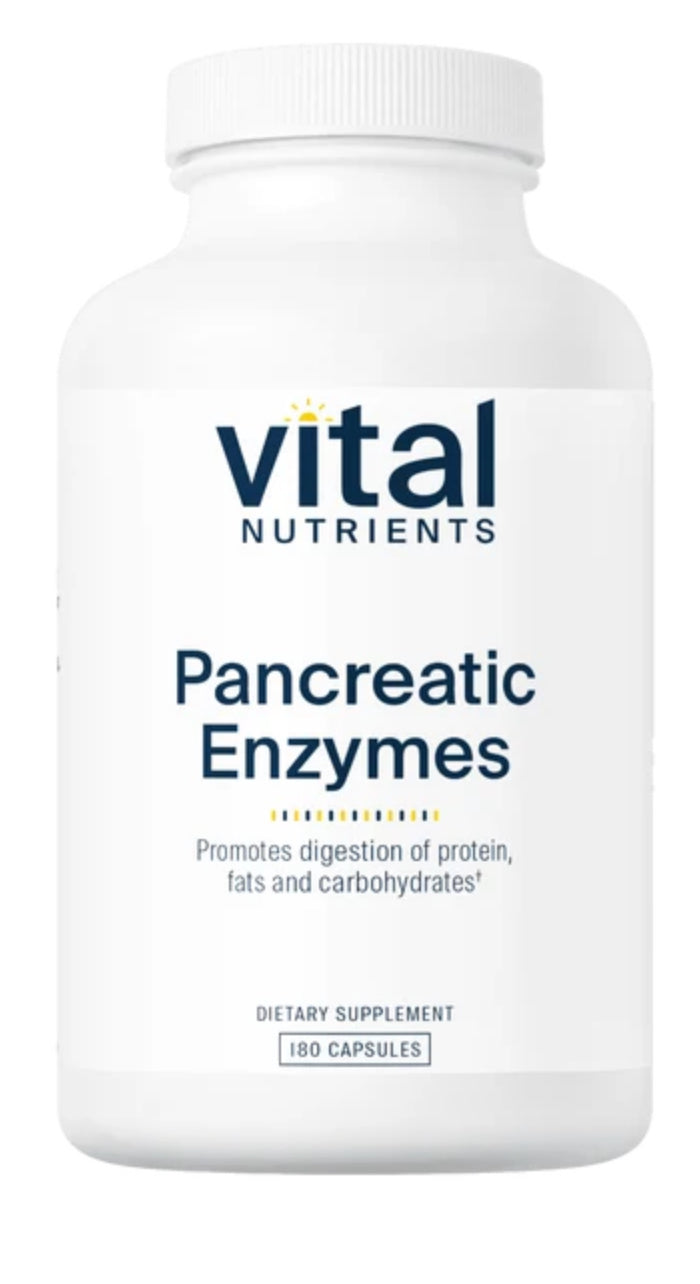 Vital Nutrients Pancreatic Enzymes 1000mg 180 Capsules