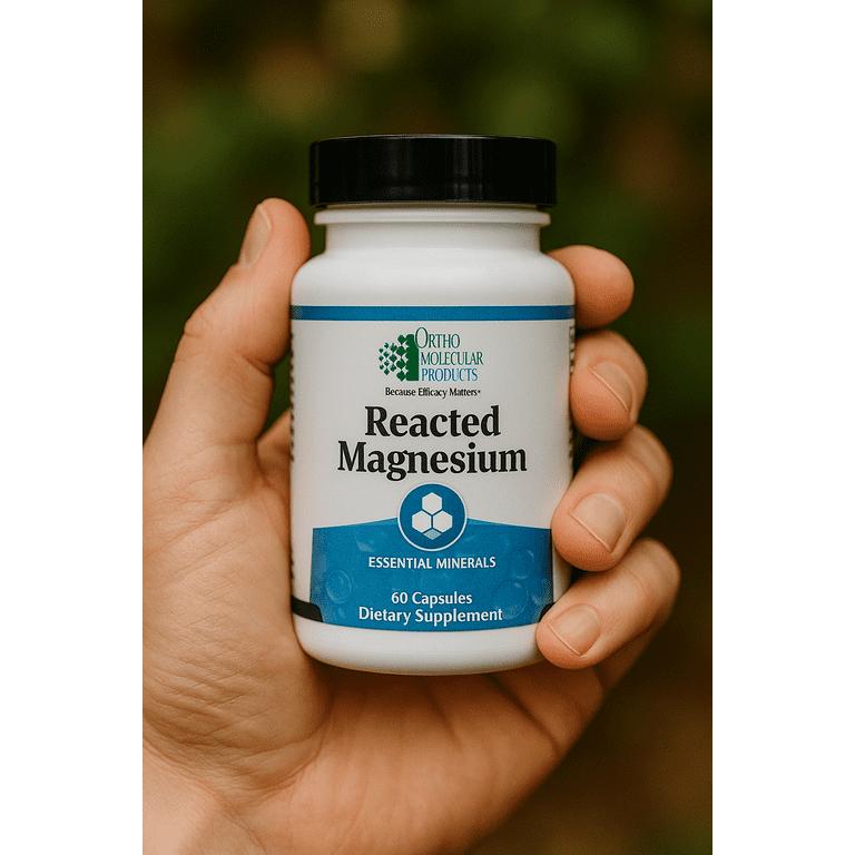 Ortho Molecular Products Reacted Magnesium – 60 Capsules