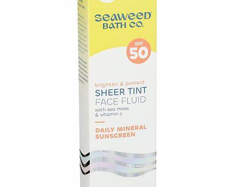 The Seaweed Bath Co. Sheer Tint Face Fluid SPF 50 — 1.7 fl oz