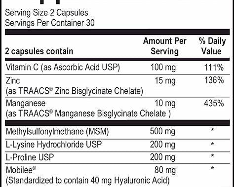 Ortho Molecular Products Collagen Factors – 60 Capsules