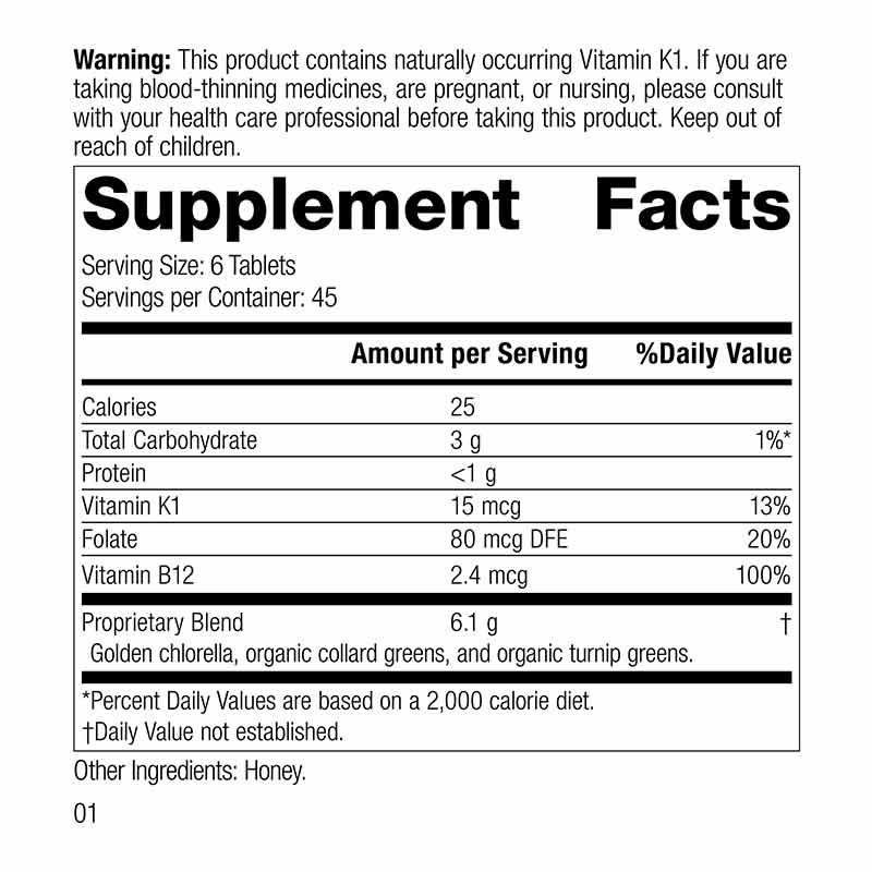 Standard Process Whole Food Folate™ – 270 Tablets