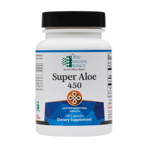 Ortho Molecular Products Super Aloe 450 — 100 Capsules