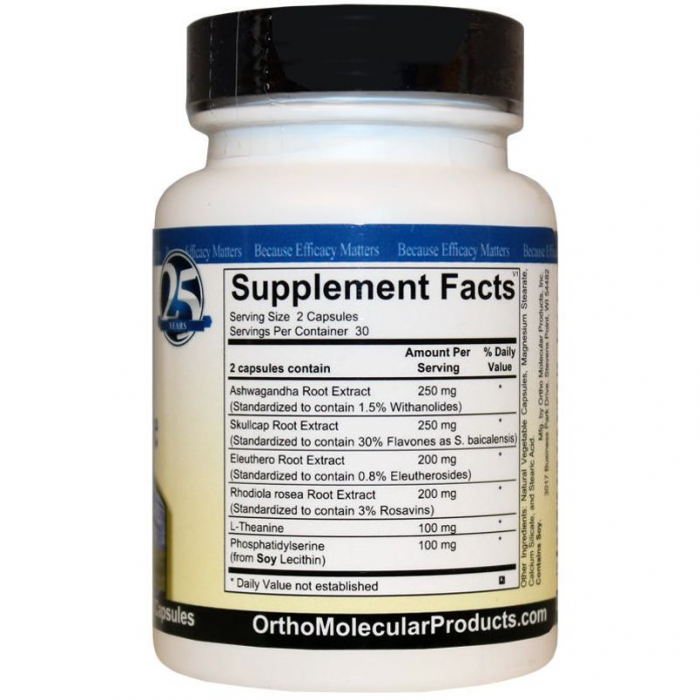 Ortho Molecular Products AdreneVive – 60 Capsules